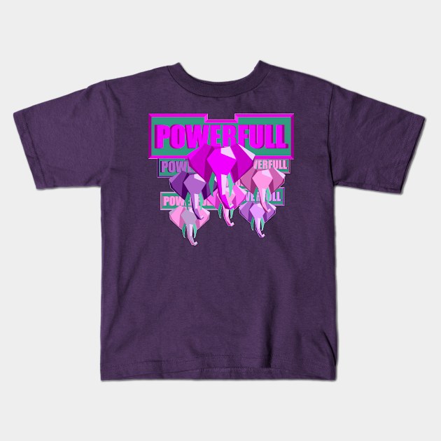 Elephant Kids T-Shirt by Spacecoincoin